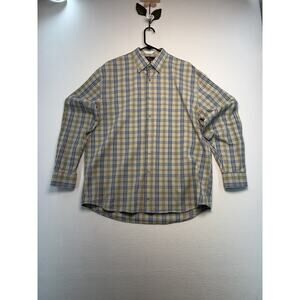 Jon Randall Collection Plaid Men’s XL Long Sleeve Shirt Button Up Cotton Office